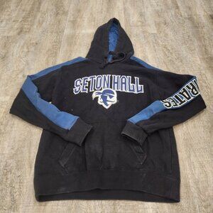 Seton Hall University Pirates Black Sweatshirt Size Medium